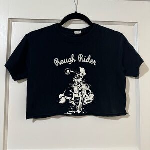 brandy mellvile john halt cropped tee